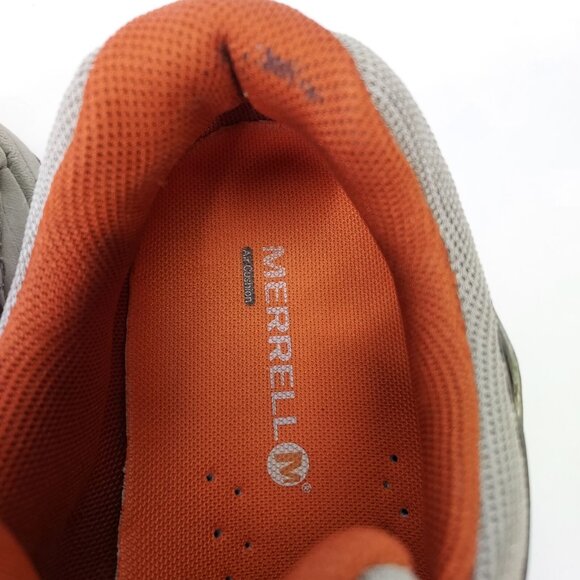 Merrell Air Hiking Shoe Women's US 10 Gray Orange Grasshopper Training Sneaker - Picture 9 of 13